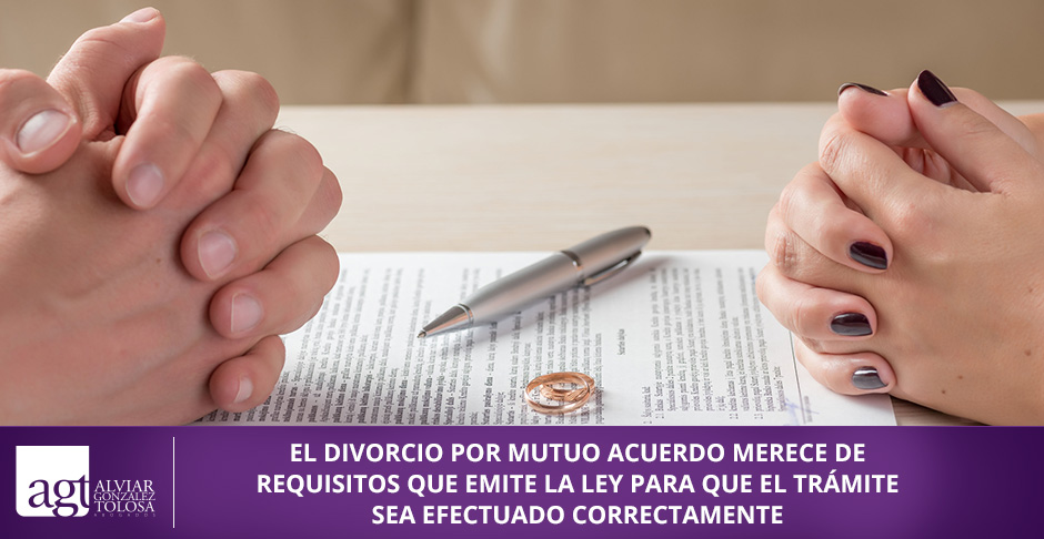 El Divorcio Puede Convenirse Ante Notario o Bajo la Asesora de una Oficina de Abogados