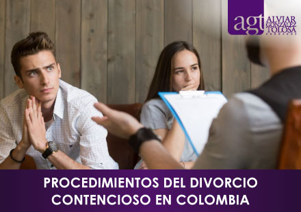 Procedimientos de un divorcio contencioso en Colombia