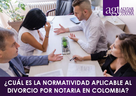 Pareja Discutiendo Divorcio Ante Notaria en Colombia