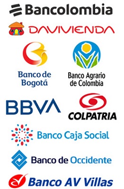 Logos de bancos en Colombia